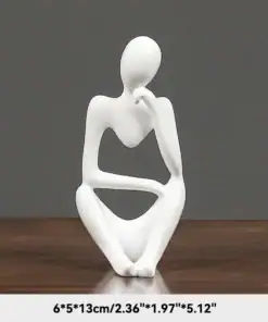 Abstract Thinker Sculpture - Image 17