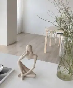 Abstract Thinker Sculpture - Image 3