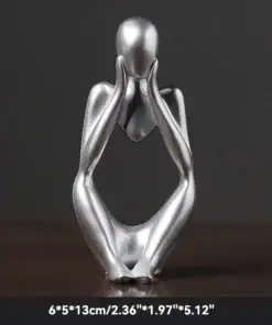 Abstract Thinker Sculpture - Image 13