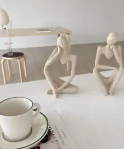 Alternative view of Abstract Thinker Sculpture