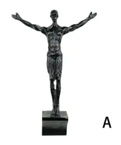 Rock Climber Statue Wall Art - Image 8