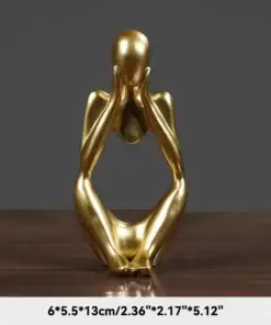 Abstract Thinker Sculpture - Image 8