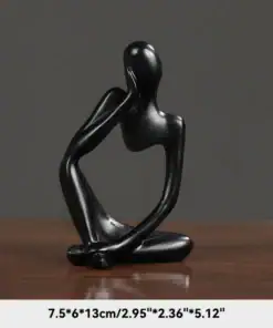 Abstract Thinker Sculpture - Image 7
