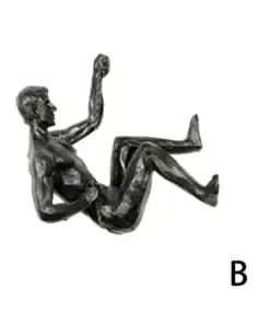Rock Climber Statue Wall Art - Image 6