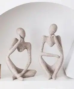 Abstract Thinker Sculpture
