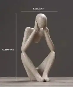 Abstract Thinker Sculpture - Image 20