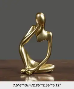 Abstract Thinker Sculpture - Image 12