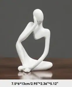 Abstract Thinker Sculpture - Image 6