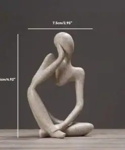 Abstract Thinker Sculpture - Image 15