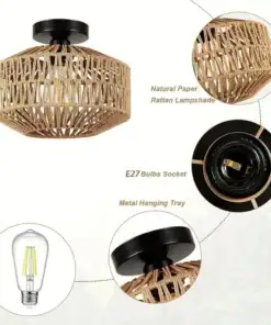 Rattan Radiance Chandelier - Image 5