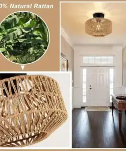 Rattan Radiance Chandelier - Image 7