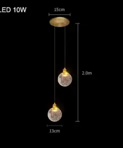 Glowing Bubble Crystal Elegance - Image 8