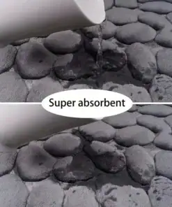 Water being poured onto a textured gray mat, quickly absorbed to show its super absorbent quality. | 28Alchemy