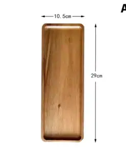 Rectangular wooden tray, 29cm long and 10.5cm wide, with rounded corners, labeled "A2" in the top right. | 28Alchemy