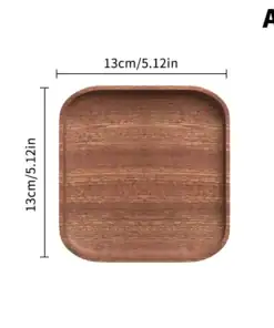 Square wooden tray, 13cm or 5.12in per side, shown with measurements, labeled A1 in the top right corner. | 28Alchemy