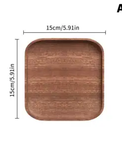 Square wooden tray, 15cm by 15cm, with rounded corners; labeled "A2" in the top right corner. | 28Alchemy