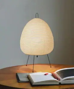 Zen Glow Japanese Paper Table Lamp