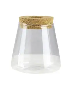 Hydroponic Plants Glass Vase Propagation Station with Wooden Stand - Image 5