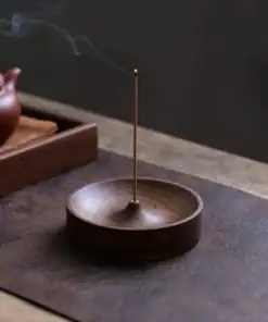 Black Walnut Solid Wood Incense Burner