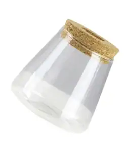 Hydroponic Plants Glass Vase Propagation Station with Wooden Stand - Image 8