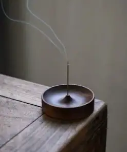 Black Walnut Solid Wood Incense Burner - Image 7