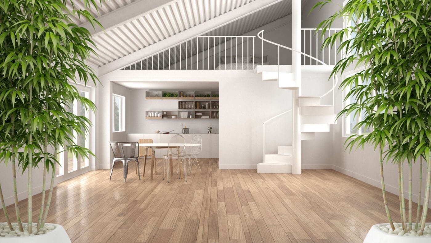 mezzanine with natural light