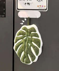 Leaf Shape Absorbent Hand Towel - Image 8