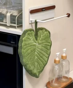 Leaf Shape Absorbent Hand Towel - Image 5