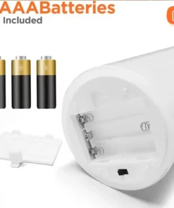 LED Acrylic Candle with Remote & Timer - Image 7