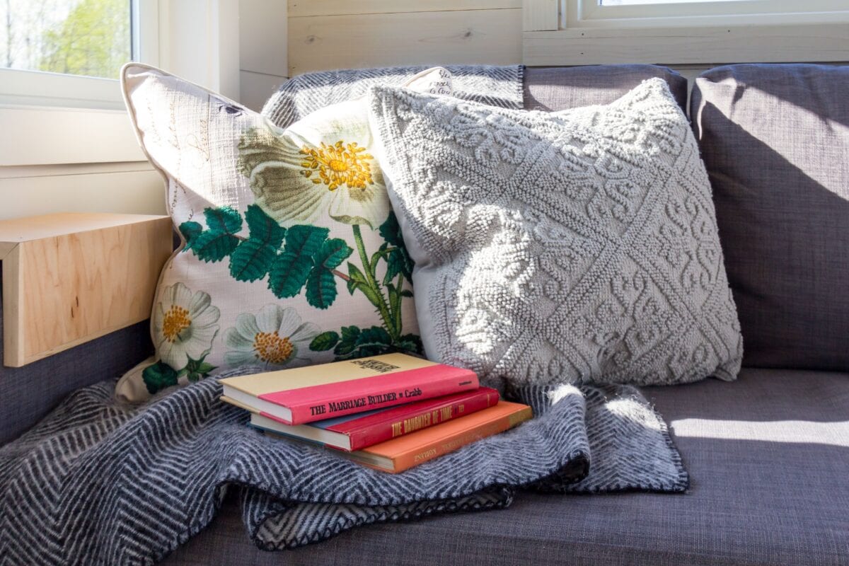 Reading nook seating with a soft pillow. | 28 Alchemy