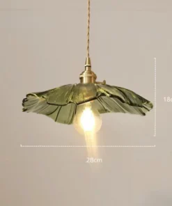 Vintage Flower Glass Pendant Light - Image 7