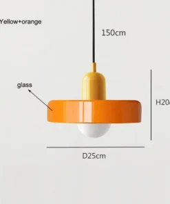 Nordic Retro Glass Chandelier Ceiling Light - Image 14