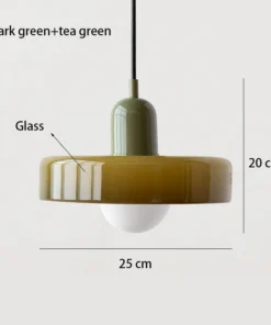 Nordic Retro Glass Chandelier Ceiling Light - Image 11