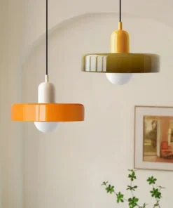 Nordic Retro Glass Chandelier Ceiling Light - Image 3