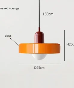 Nordic Retro Glass Chandelier Ceiling Light - Image 5