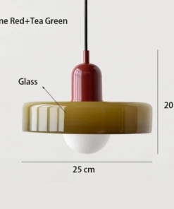 Nordic Retro Glass Chandelier Ceiling Light - Image 10