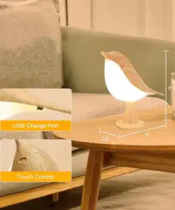 Alternative view of LumaBird Art Deco Table Lamp