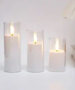 Alternative view of LED Acrylic Candle with Remote & Timer