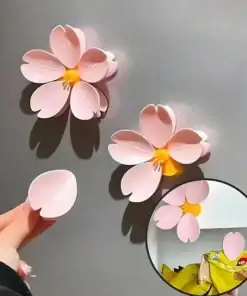 Sakura Bloom Snack Clip – Magnetic Flower Fridge Holder